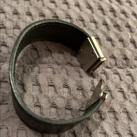 Louis Vuitton Black Leather Men's Bracelet - Picture 7 of 14